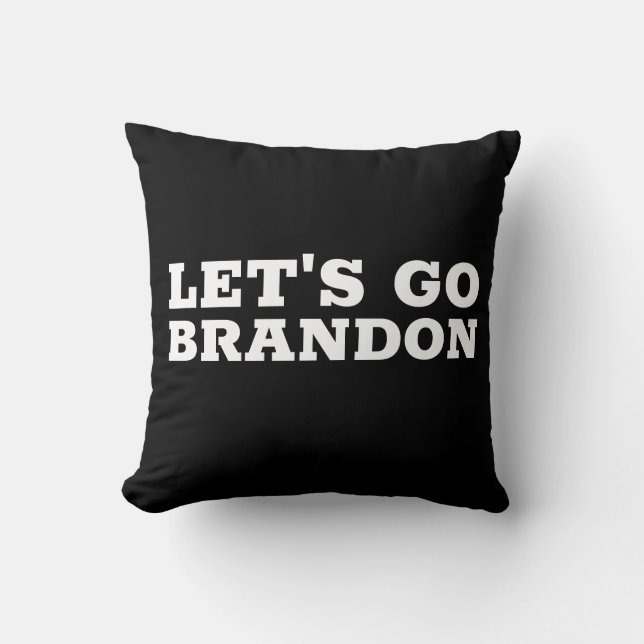 LASS'S GO BRANDON PILLOW PILLOWS KISSEN (Vorderseite)