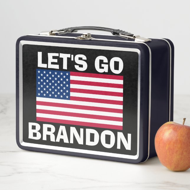 LASS'S GO BRANDON RETRO METAL LUNCHBOX (Beispiel)