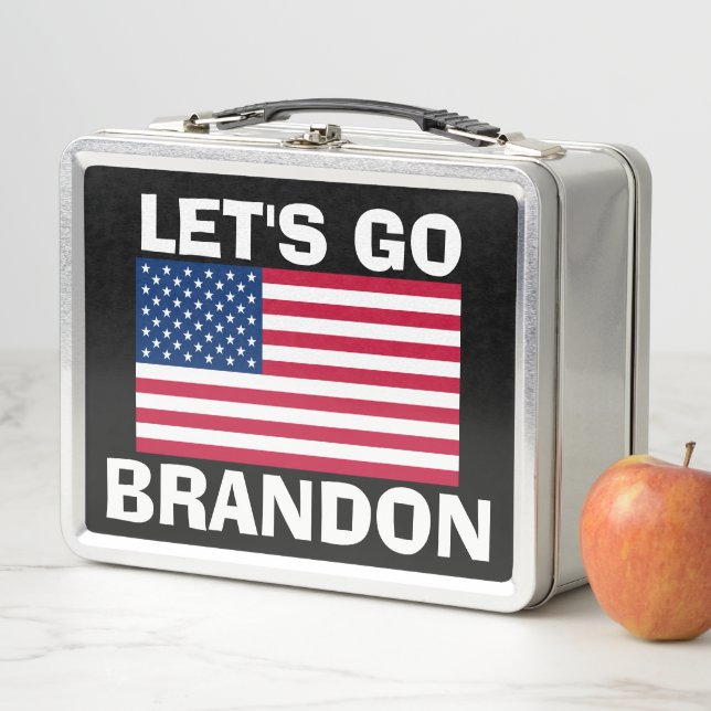 LASS'S GO BRANDON RETRO METAL LUNCHBOX (Beispiel)