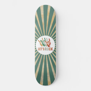 Lass's Rock and Roll Vintag Skateboard