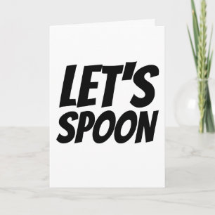 LASS'S SPOON ROMANTIC GREETING CARD KARTE