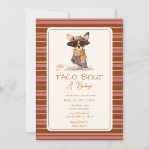Lass's Taco Bout A Baby Shower Fiesta Einladung