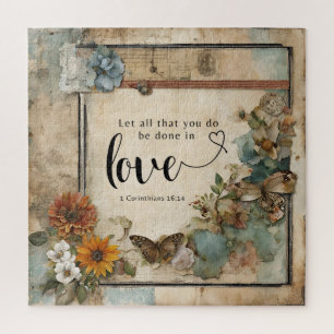 Lasst alles, was ihr tut, in Liebe getan werden - Puzzle