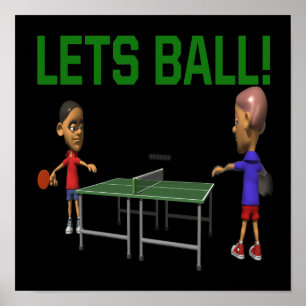 Lässt Ball Poster