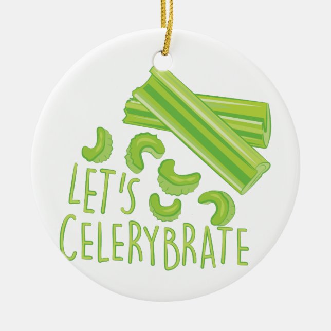 Lässt Celerybrate Keramikornament (Vorne)