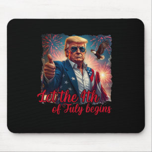 Lasst den 4. Juli beginnen, lustiger Trump, amerik Mousepad