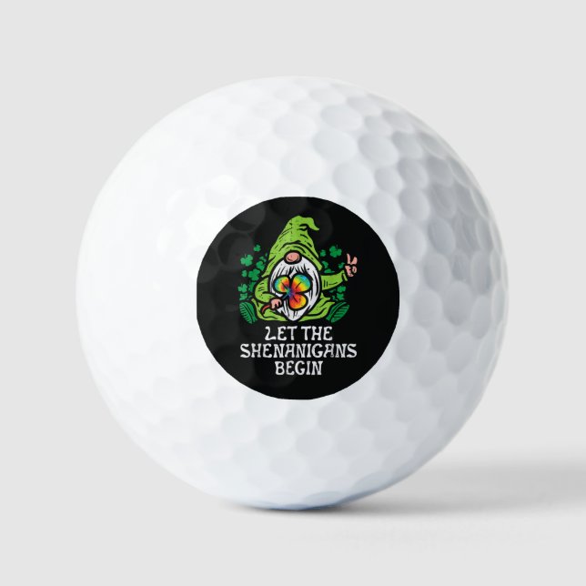 Lasst den Schabernack beginnen Golfball (Vorderseite)