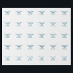 Lasst die Abenteuer beginnen Verlobungsfeier Name  Geschenkpapier<br><div class="desc">Design</div>