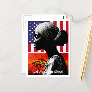 Lasst die Freiheit erklingen Postkarte
