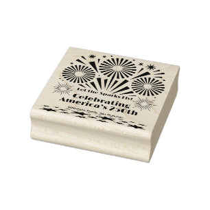 Lasst die Funken fliegen – Kunst zur 250-Jahr-Feie Gummistempel