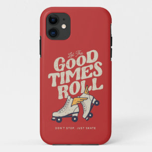 LASST DIE GUTEN ZEITEN ROLLEN 80er RETRO ROLLSCHUH Case-Mate iPhone Hülle