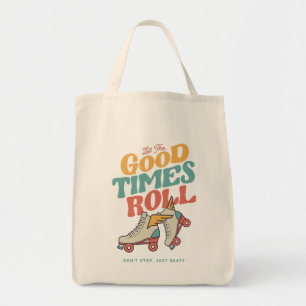LASST DIE GUTEN ZEITEN ROLLEN 80er RETRO ROLLSCHUH Tragetasche