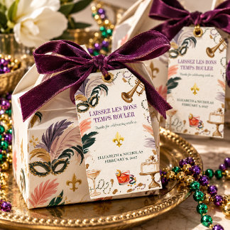 Lasst die guten Zeiten rollen Mardi Gras Geschenkanhänger