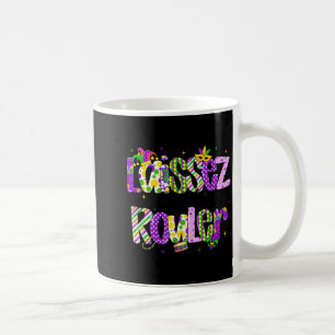 Lasst die guten Zeiten rollen mardi gras Perlen fl Kaffeetasse