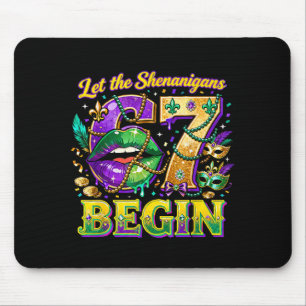 Lasst die Mardi-Gras-Shenanigans 67 beginnen Zitat Mousepad