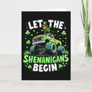 Lasst die Schabernack beginnen Monster Truck Boys Karte
