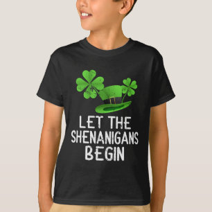 Lasst die Schelmereien beginnen Lustiger St. Patri T-Shirt