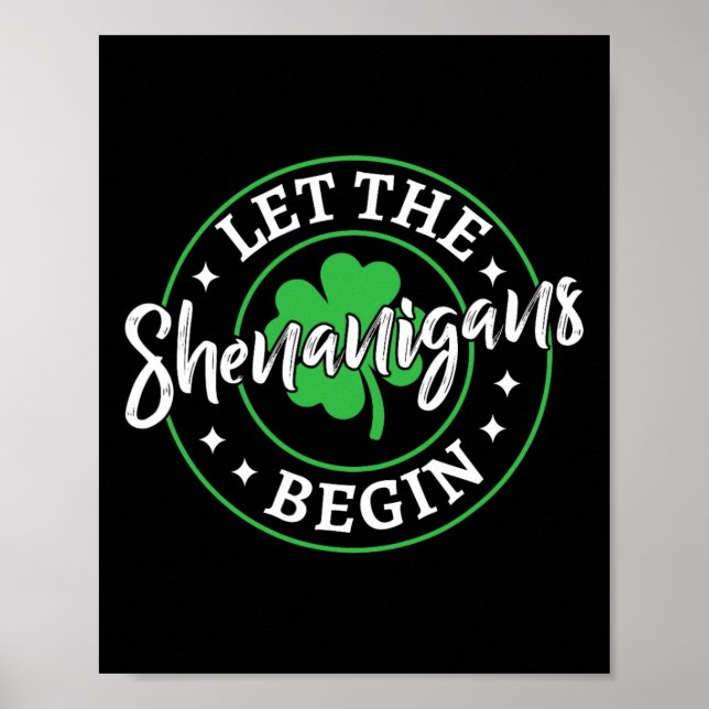 Lasst die Schelmereien beginnen St. Patricks Day V Poster (Vorne)