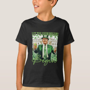 Lasst die Schelmereien beginnen Trump St. Patrick' T-Shirt