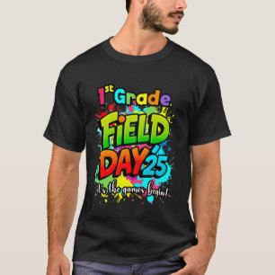 Lasst die Spiele beginnen Erster 1. Klasse Feldtag T-Shirt