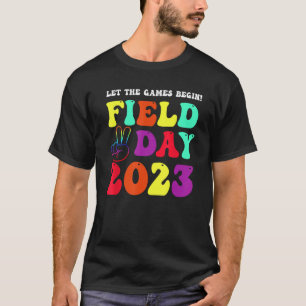 Lasst die Spiele beginnen Field Day 2023 Kinder Ju T-Shirt