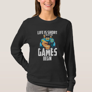 Lasst die Spiele beginnen PC Bekleidung für Konsol T-Shirt