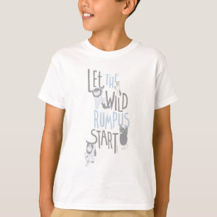 Lasst die wilde Rumpelzeit beginnen - Blau T-Shirt
