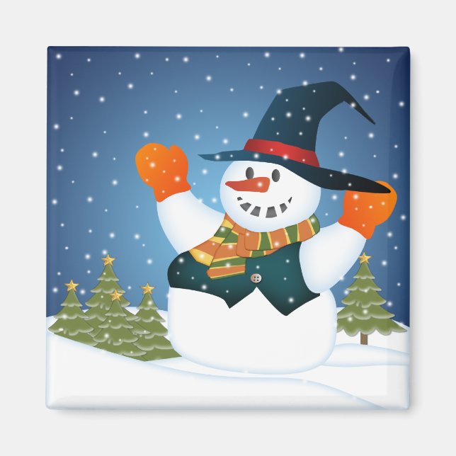 Lasst es den Mann schneit! Magnet (Vorne)