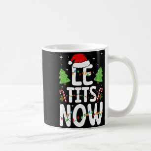 Lasst es jetzt schneien Lustiges Weihnachten Winte Kaffeetasse
