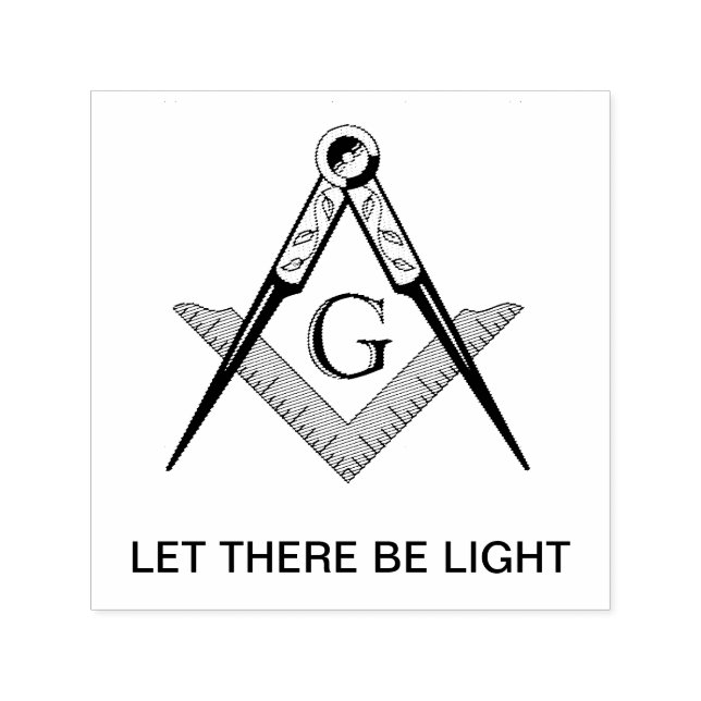 Lasst es Licht Gummistempel  Permastempel (Design)