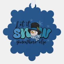 Lasst es schneien.. Anderswo Schneemann