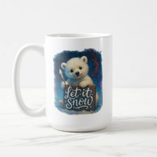 Lasst es schneien kaffeetasse