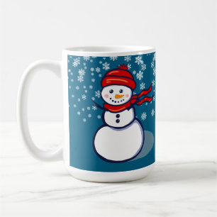Lasst es schneien Schneemann Kaffeetasse