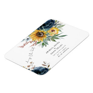 Lasst es uns noch einmal versuchen Sonnenblume Dat Magnet