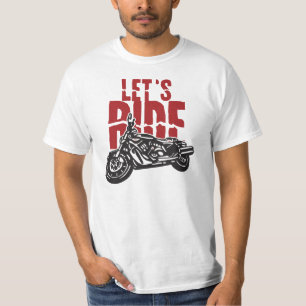 Lässt Fahrmotorrad entwerfen T-Shirt