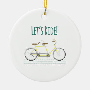 Lässt Fahrt Keramik Ornament