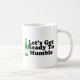 Lässt fertig werden zu murmeln kaffeetasse