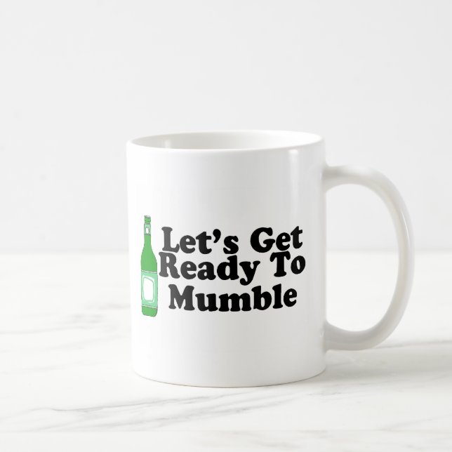 Lässt fertig werden zu murmeln kaffeetasse (Rechts)