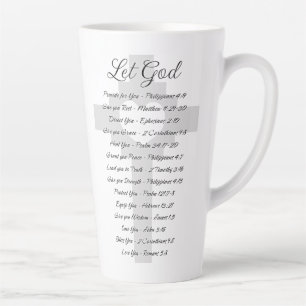 Lasst Gott Schrift Inspiration Milchtasse