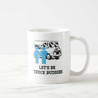Lässt LKW-Freund-Kaffee-Tasse sein Tasse