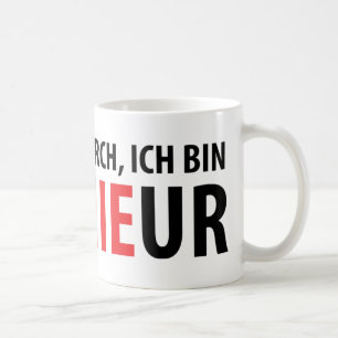 Lasst mich durch ich Behälter Ingenieur Tasse