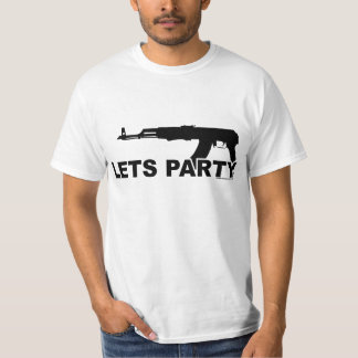 Lässt Party AK47 schwärzen T-Shirt