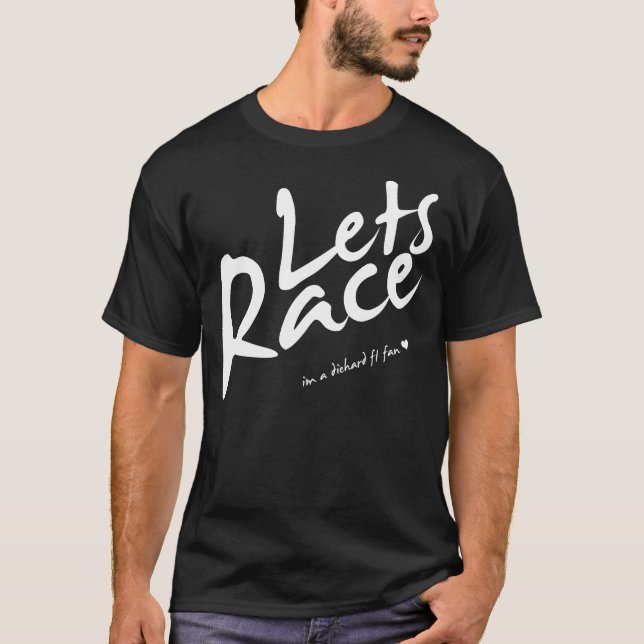 lässt Rennen T-Shirt (Vorderseite)