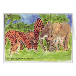 Lässt Treffen für ein Getränk