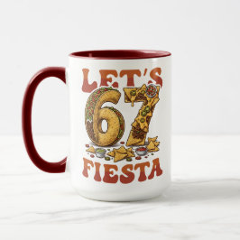 Lasst uns 67 Fiesta Lustiger Cinco De Mayo Taco Na Tasse