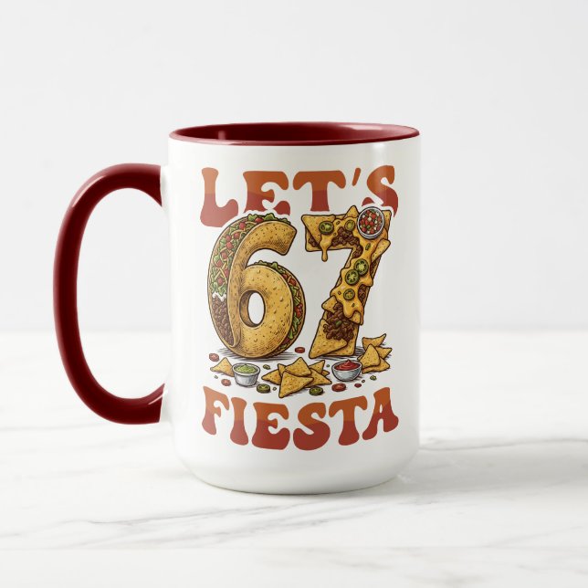 Lasst uns 67 Fiesta Lustiger Cinco De Mayo Taco Na Tasse (Links)