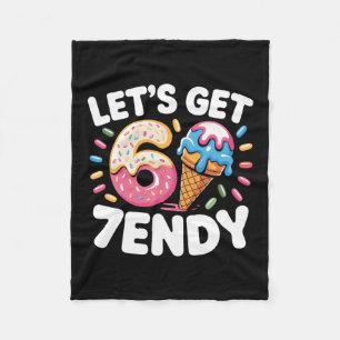 Lasst uns 7endy-Shirt 6 7 Meme Six Seven Shirt für Fleecedecke