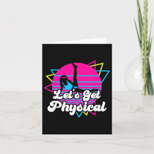 Lasst uns 80er-Geschenk für die physische Fitness Karte