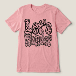 Lasst uns Abenteuer erleben Tri-Blend Shirt