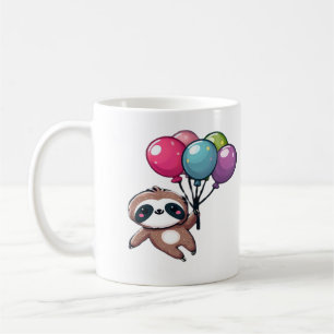 Lasst uns abhängen, es ist mein Geburtstagsballonf Kaffeetasse